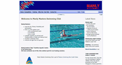 Desktop Screenshot of manly-masters-swimming.org.au
